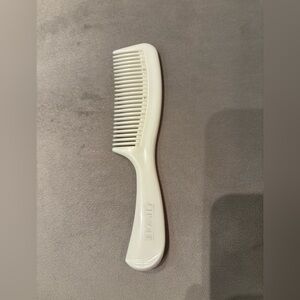 Vintage Clinique White Plastic Hair Comb